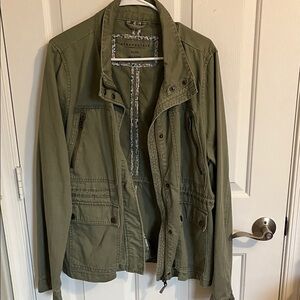 Aeropostale Khaki Utility Jacket for Women XL
